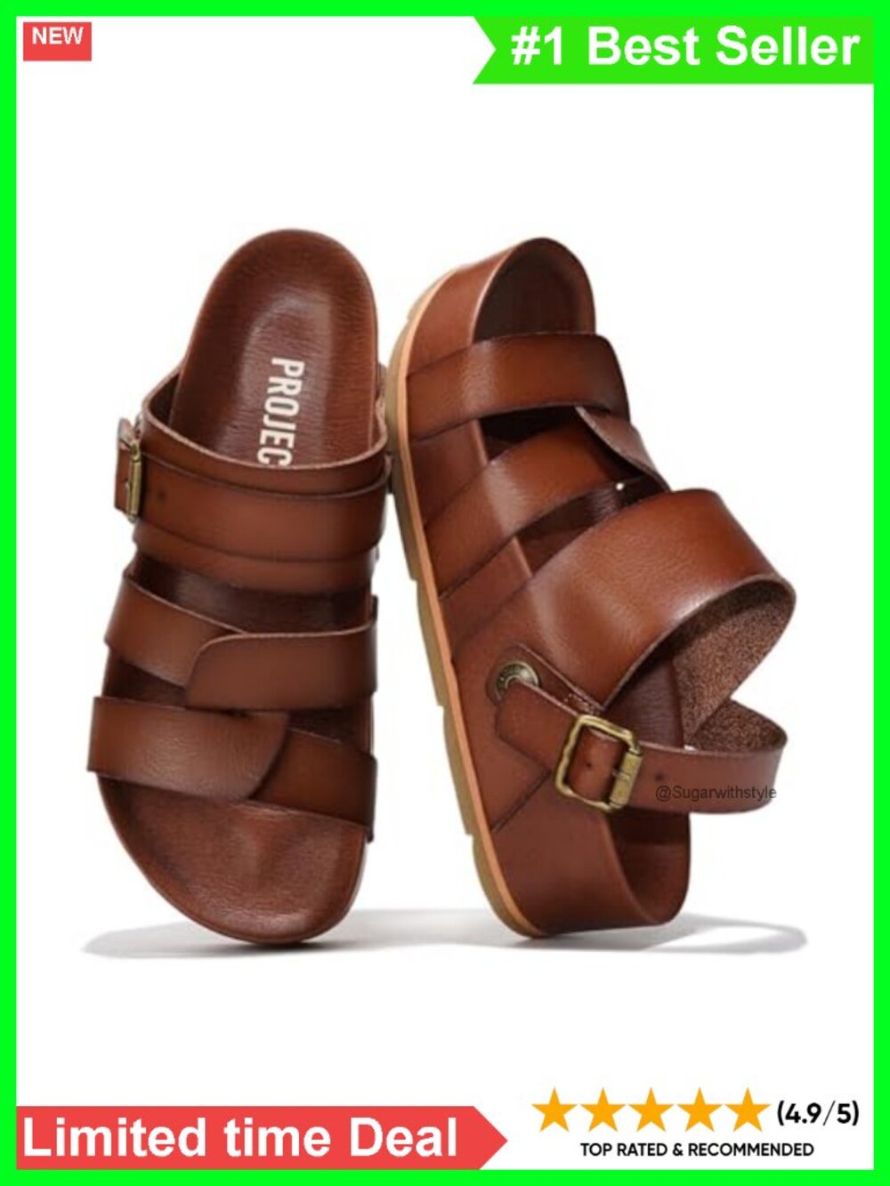 Platform Sandals for Women Strappy Wedges Plush Insole Non-Slip Sole Lightweight